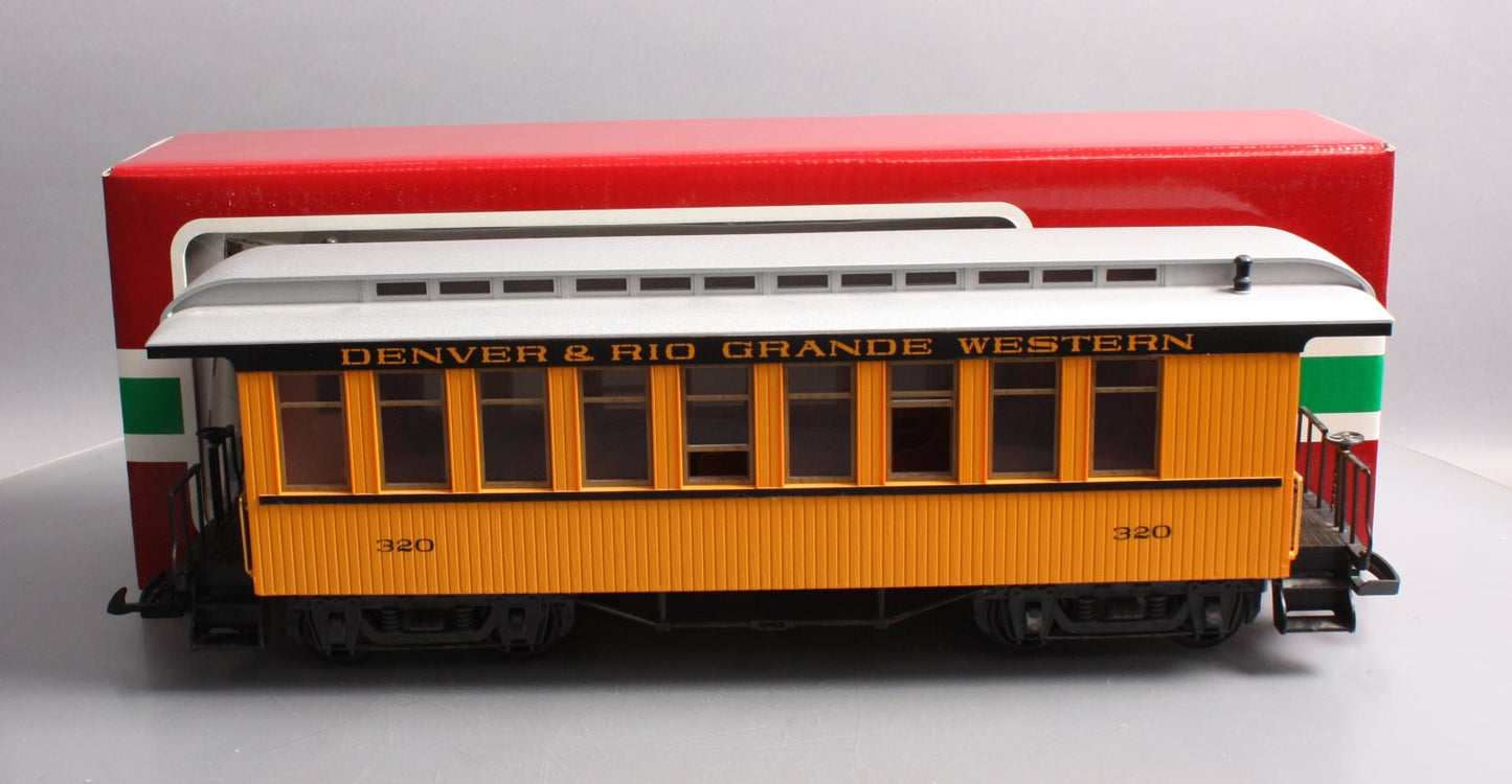 LGB 30805 G Scale Denver and Rio Grande Western Passenger Coach #320 EX/Box