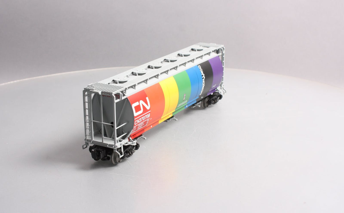 Lionel 6-19345 O Gauge Canadian National 3-Bay Cylindrical Hopper #370708 LN/Box