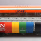 Lionel 6-19345 O Gauge Canadian National 3-Bay Cylindrical Hopper #370708 LN/Box