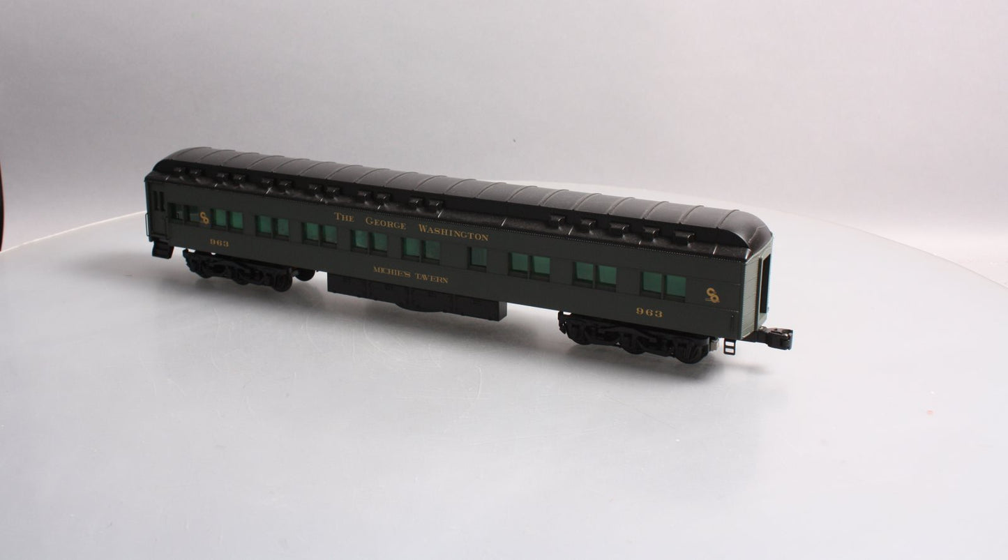 Lionel 6-15575 O C&O The George Washington Heavyweight Station Sounds Diner Car