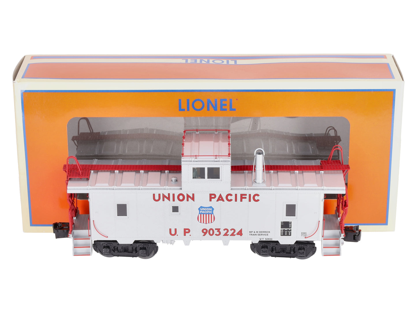 Lionel 6-81841 O Union Pacific Scale Ca-4 Maintenance Of Way Caboose #903224
