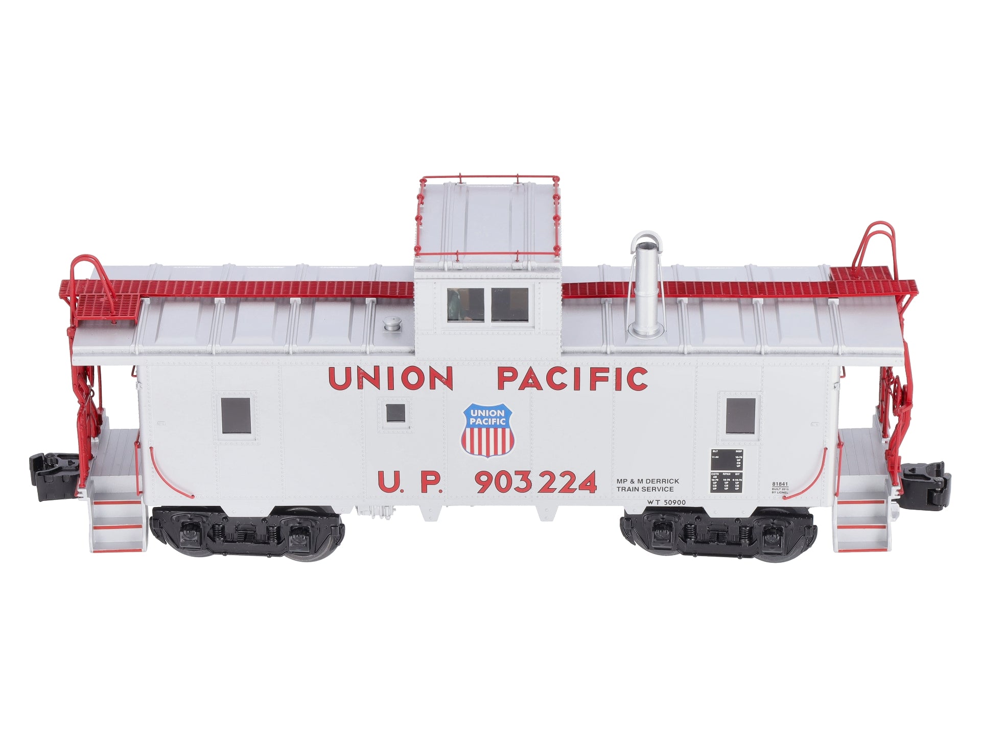 Lionel 6-81841 O Union Pacific Scale Ca-4 Maintenance Of Way Caboose #903224