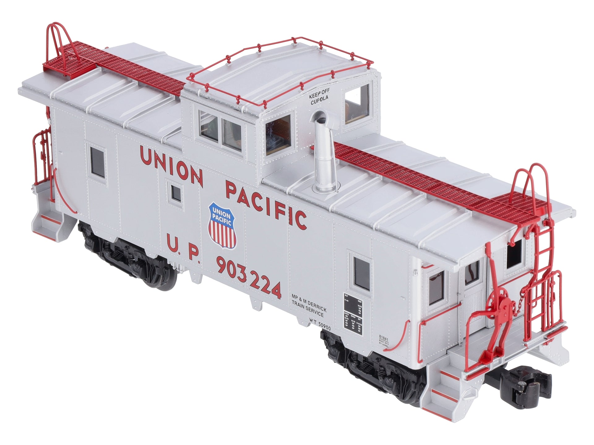 Lionel 6-81841 O Union Pacific Scale Ca-4 Maintenance Of Way Caboose #903224