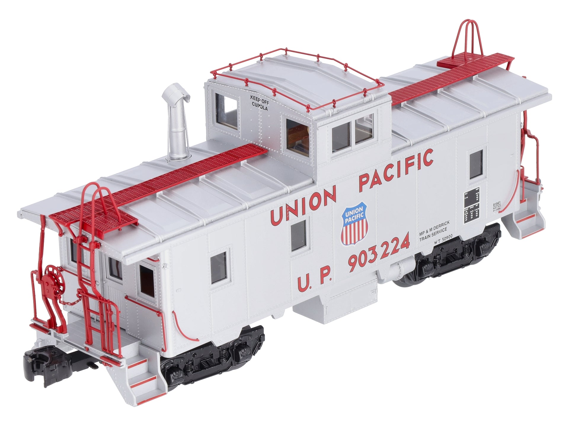 Lionel 6-81841 O Union Pacific Scale Ca-4 Maintenance Of Way Caboose #903224