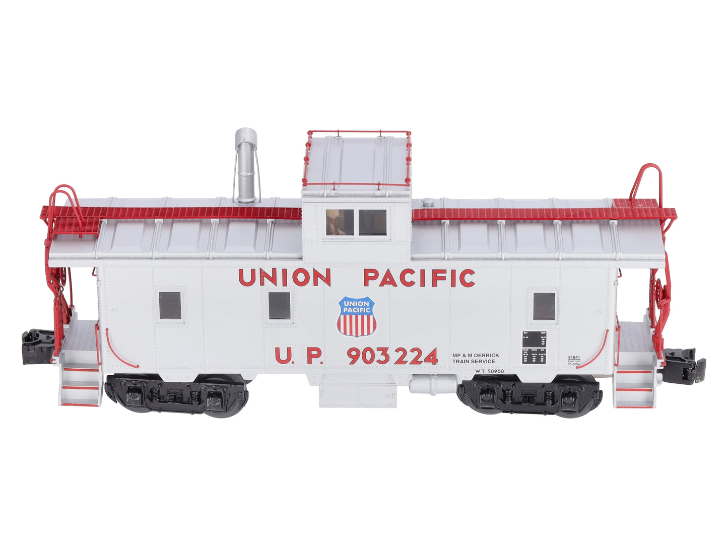 Lionel 6-81841 O Union Pacific Scale Ca-4 Maintenance Of Way Caboose #903224