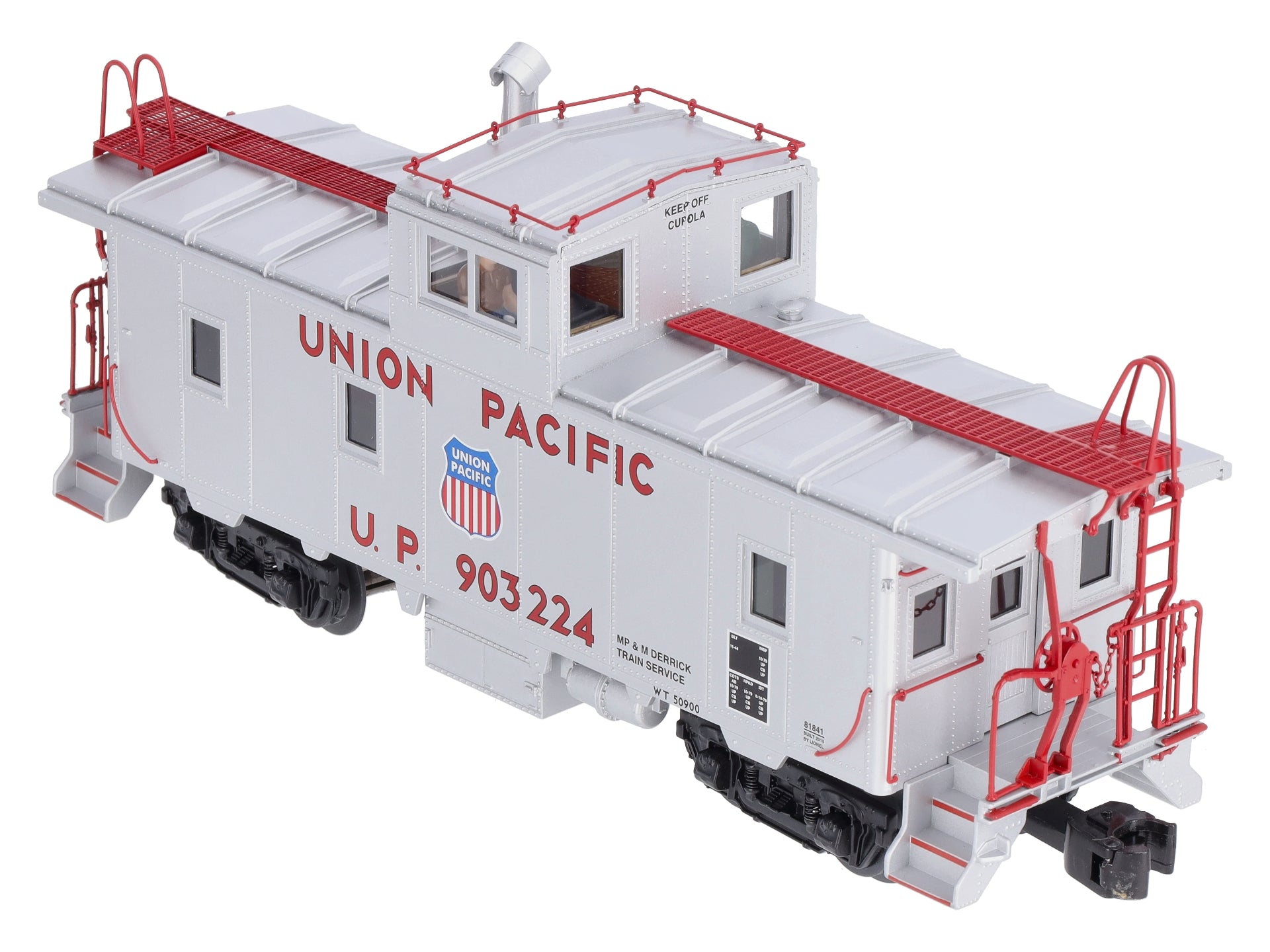 Lionel 6-81841 O Union Pacific Scale Ca-4 Maintenance Of Way Caboose #903224