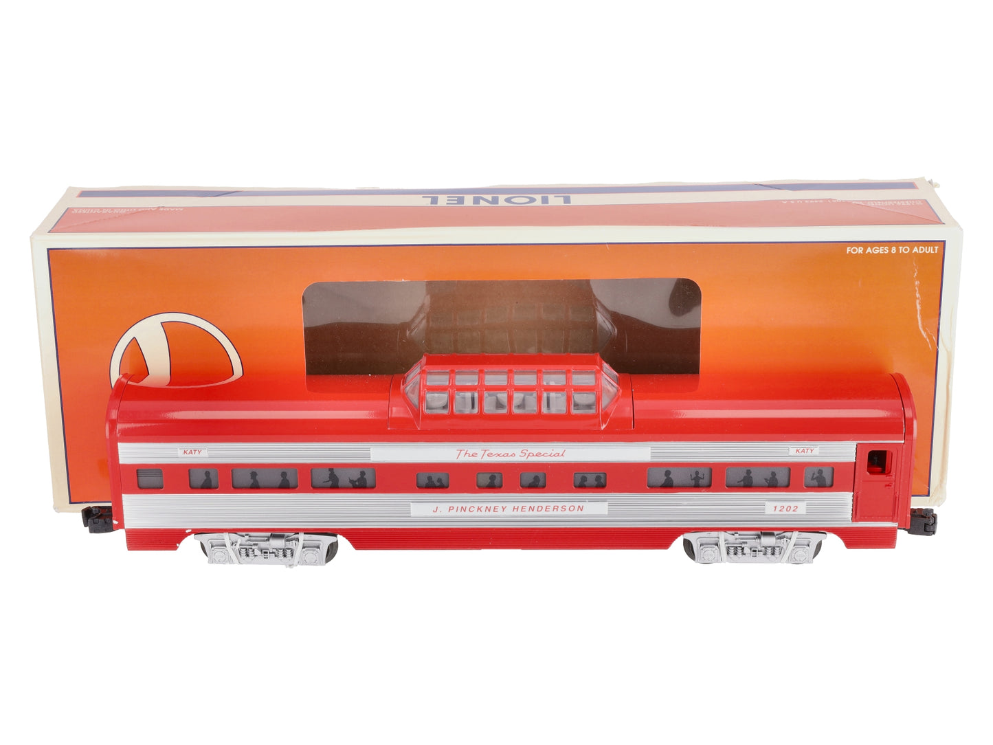 Lionel 6-29130 O Gauge Texas Special "J. Pickney Henderson" Vista Dome Car LN/Box