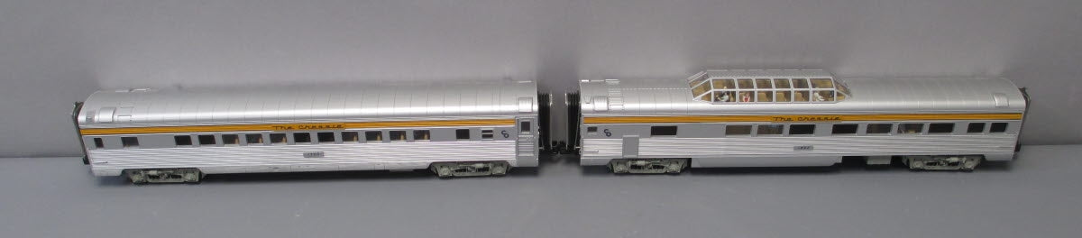 MTH 20-3350C O Chesapeake & Ohio 70' Coach/Vista Dome Passenger Set (Set of 2) LN/Box