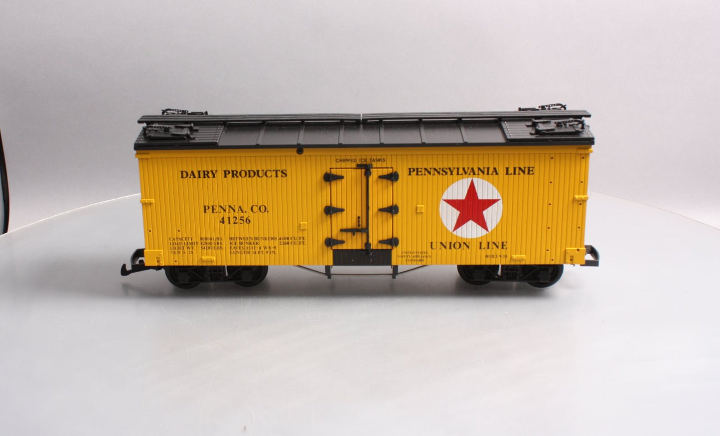 USA Trains 1656 G Penn Union Line Reefer Car #41256 LN/Box
