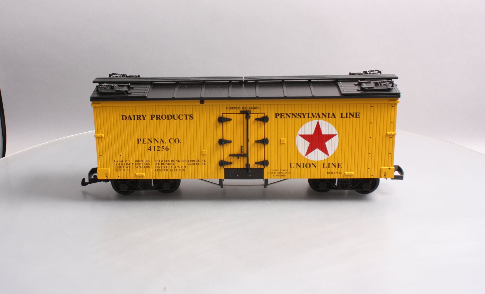 USA Trains 1656 G Penn Union Line Reefer Car #41256 LN/Box