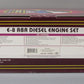 MTH 20-2892-1 Burlington E-8 ABA Diesel Engine Set w/PS 2.0 #9936/9967/9936B