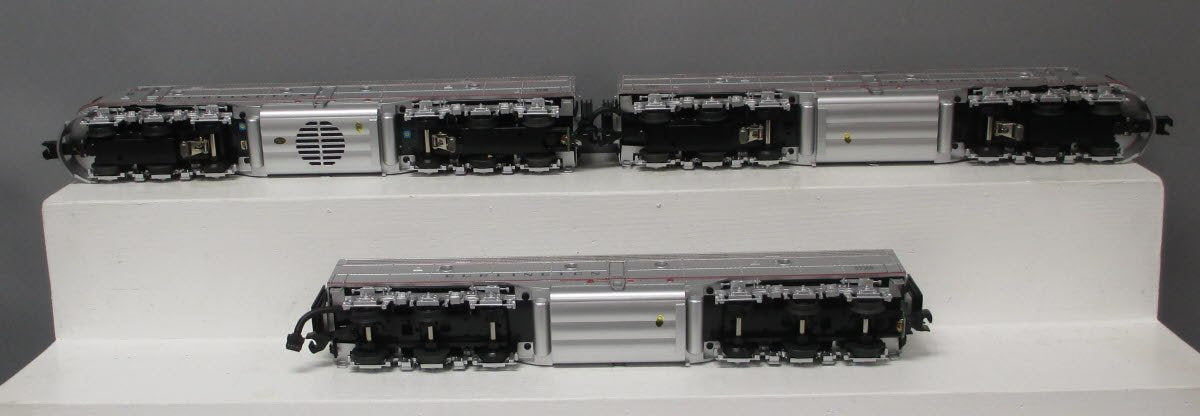 MTH 20-2892-1 Burlington E-8 ABA Diesel Engine Set w/PS 2.0 #9936/9967/9936B LN/Box