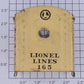 Lionel 165-10 Metal Crane Cab-No Door Handles