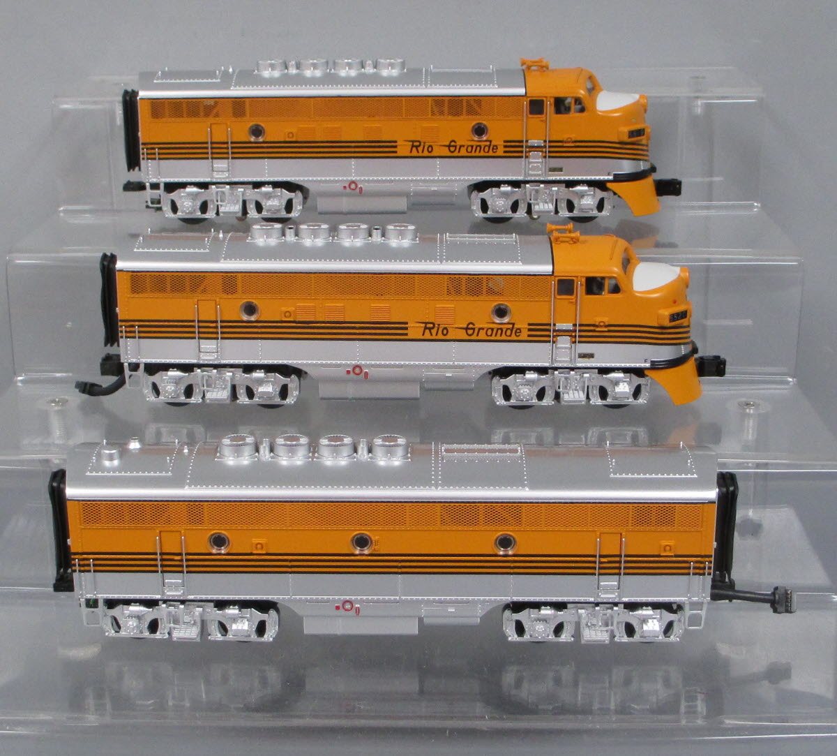 MTH 20-2349-1 O DRG F-3 ABA Diesel Engine Set w/PS2 #5519/5520 LN/Box