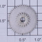 Lionel T-48 Steel Compound Gear Bottom T-48, Top T-18, Width .14", Dia.1.5