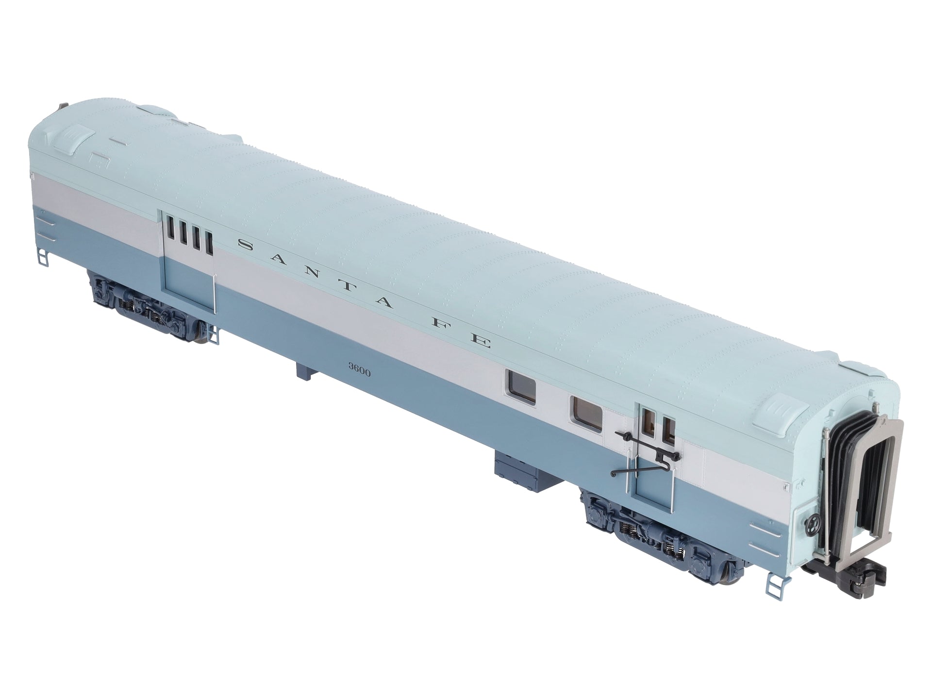 MTH 20-68170 O Santa Fe 70' ABS RPO Passenger Car #3600