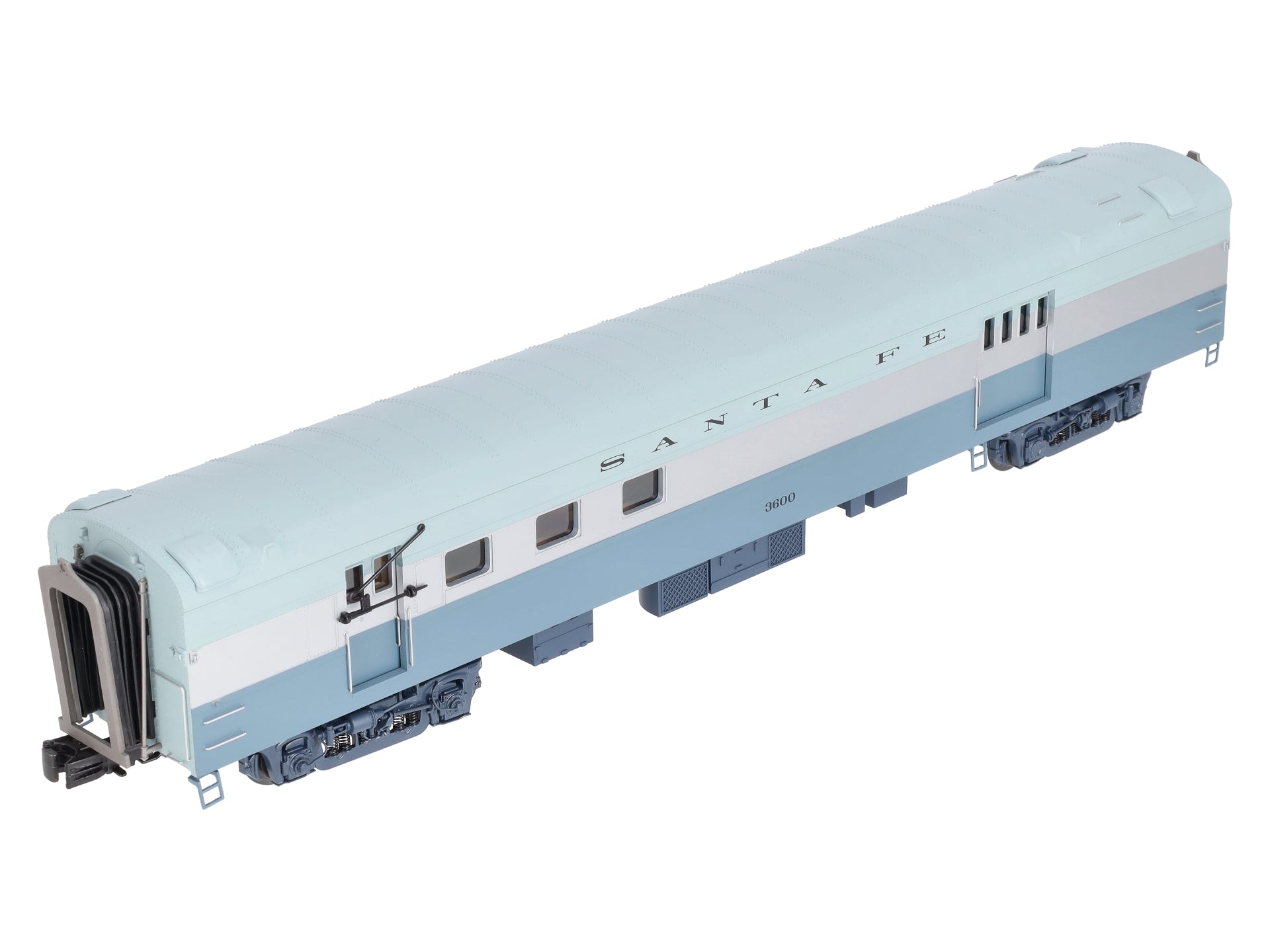 MTH 20-68170 O Santa Fe 70' ABS RPO Passenger Car #3600