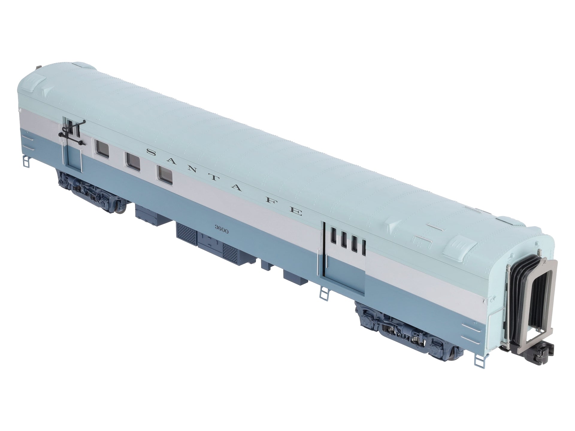 MTH 20-68170 O Santa Fe 70' ABS RPO Passenger Car #3600