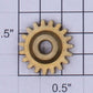 Lionel 2333-48 Brass Worm Shaft Gear