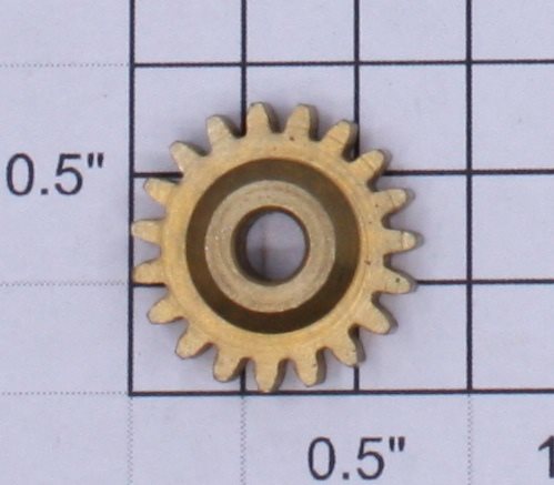 Lionel 2333-48 Brass Worm Shaft Gear