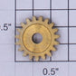 Lionel 2333-48 Brass Worm Shaft Gear