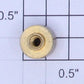 Lionel 400E-138 #6-32 Brass Bearing Plate Spacer Bushing