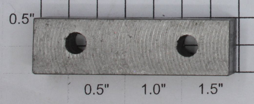 Lionel 1000-102X 7/16" x 1/2" x 1-3/4" Square Steel Piece with 3 Holes