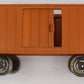 Lionel 114-1 Burnt Orange Freight Car with Door and Trucks-Incomplete