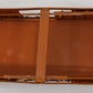Lionel 114-1 Burnt Orange Freight Car with Door and Trucks-Incomplete