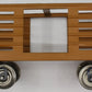 Lionel 113-1 Rust Orange Cattle Stock Car Frame with Trucks-Incomplete