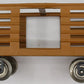 Lionel 113-1 Rust Orange Cattle Stock Car Frame with Trucks-Incomplete