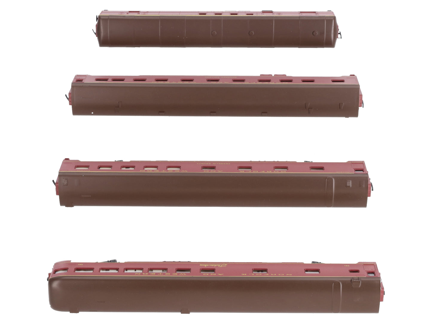 Rivarossi 6943 HO Norfolk and Western 1930‘s 4-Car Passenger Set (Set B) LN/Box