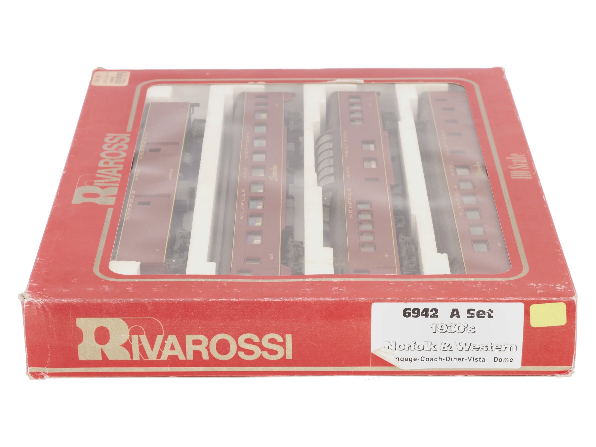 Rivarossi 6942 HO Norfolk and Western 1930‘s 4-Car Passenger Set (Set A) LN/Box