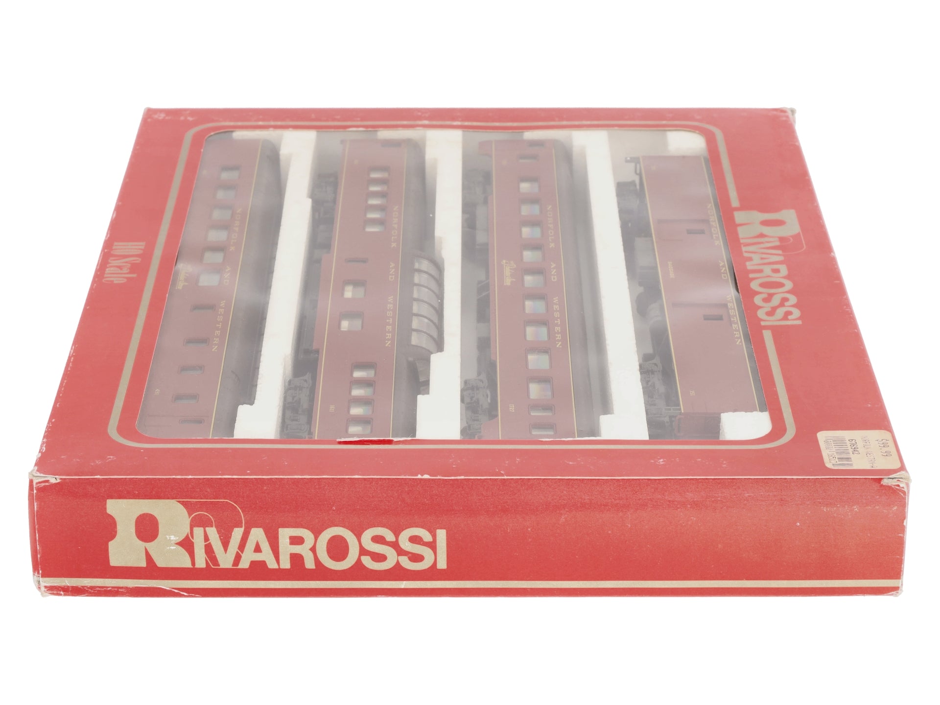 Rivarossi 6942 HO Norfolk and Western 1930‘s 4-Car Passenger Set (Set A) LN/Box