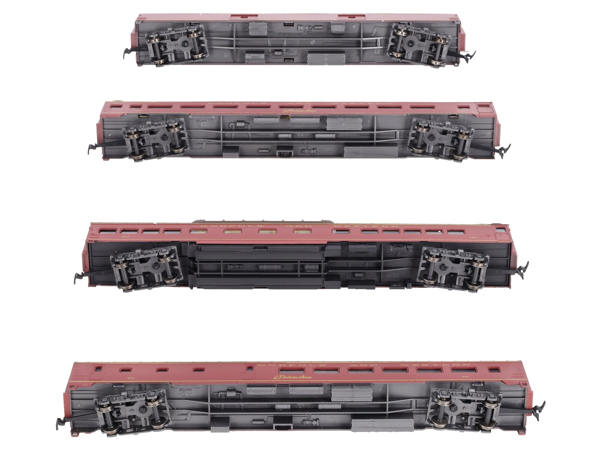 Rivarossi 6942 HO Norfolk and Western 1930‘s 4-Car Passenger Set (Set A) LN/Box