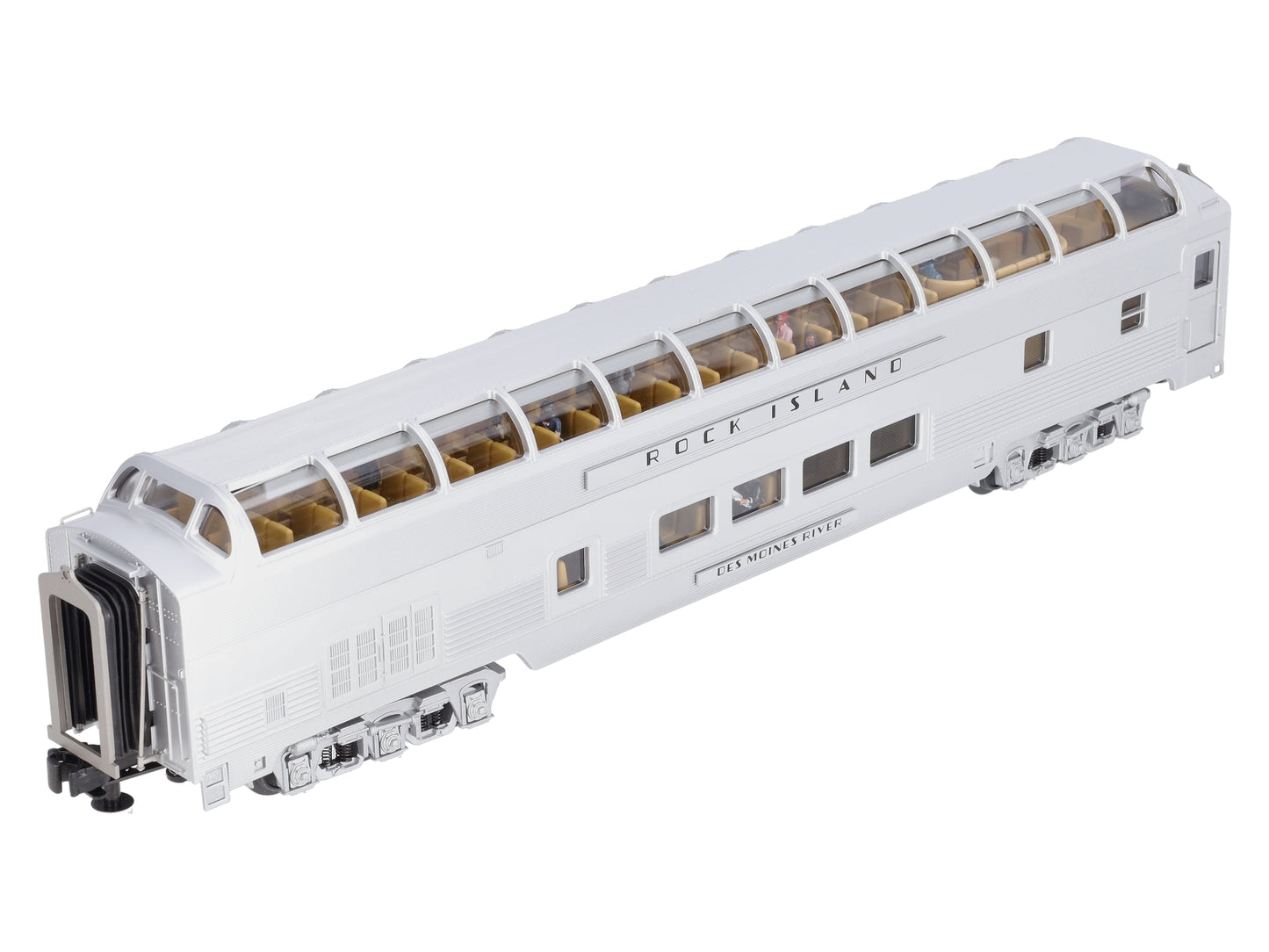 MTH 20-67195 O Gauge Rock Island 70' ABS Vista Dome
