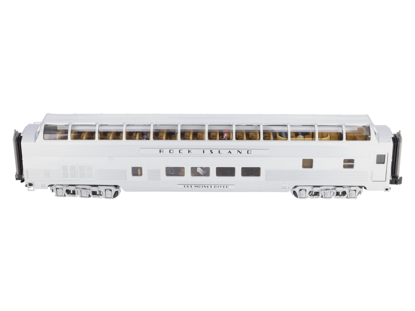 MTH 20-67195 O Gauge Rock Island 70' ABS Vista Dome