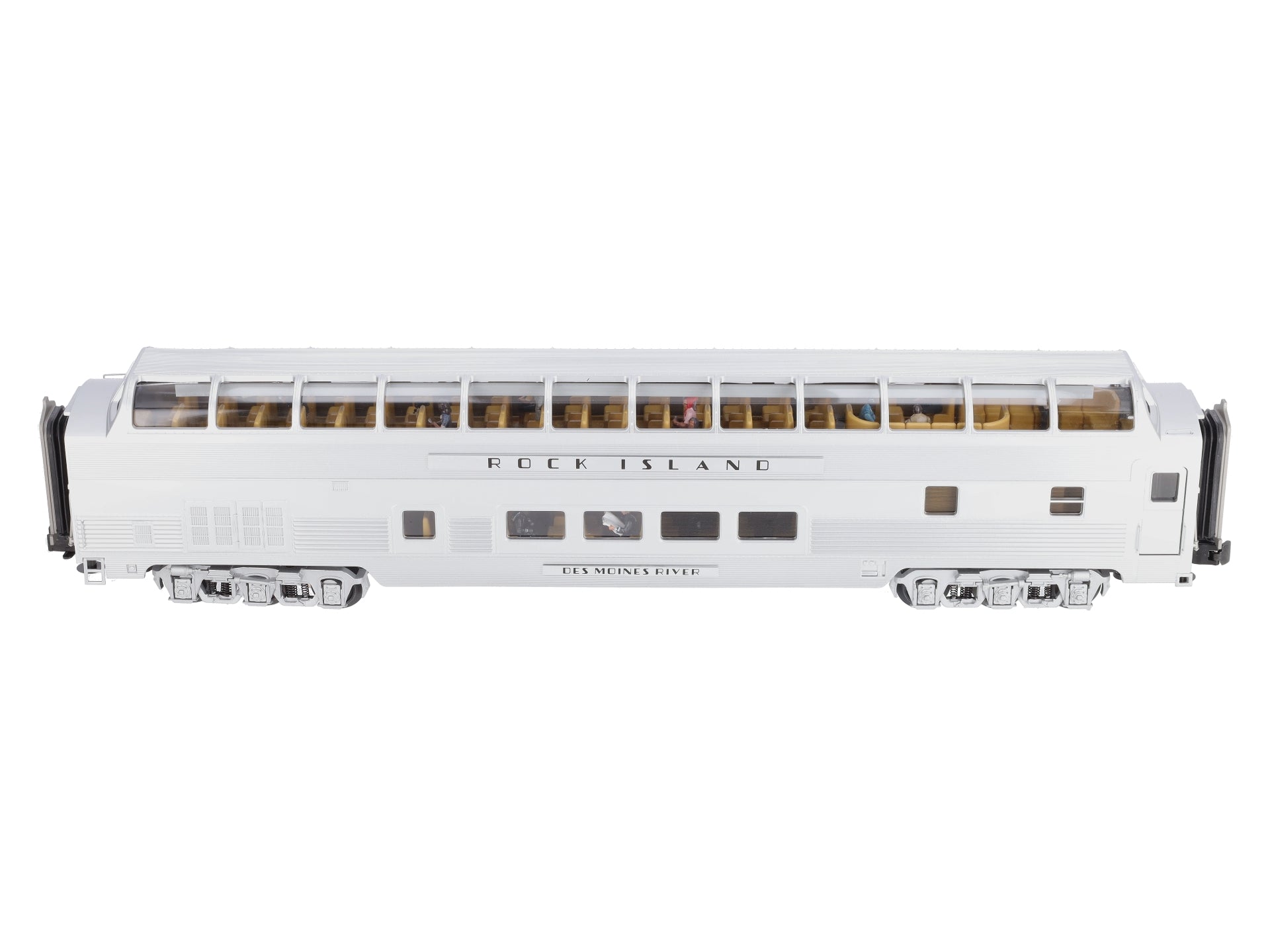 MTH 20-67195 O Gauge Rock Island 70' ABS Vista Dome
