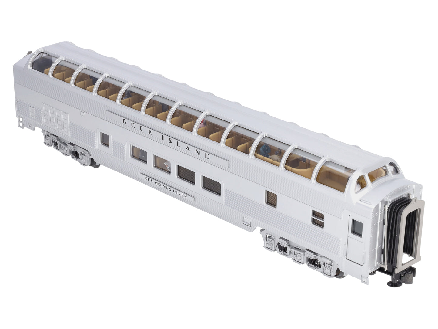 MTH 20-67195 O Gauge Rock Island 70' ABS Vista Dome