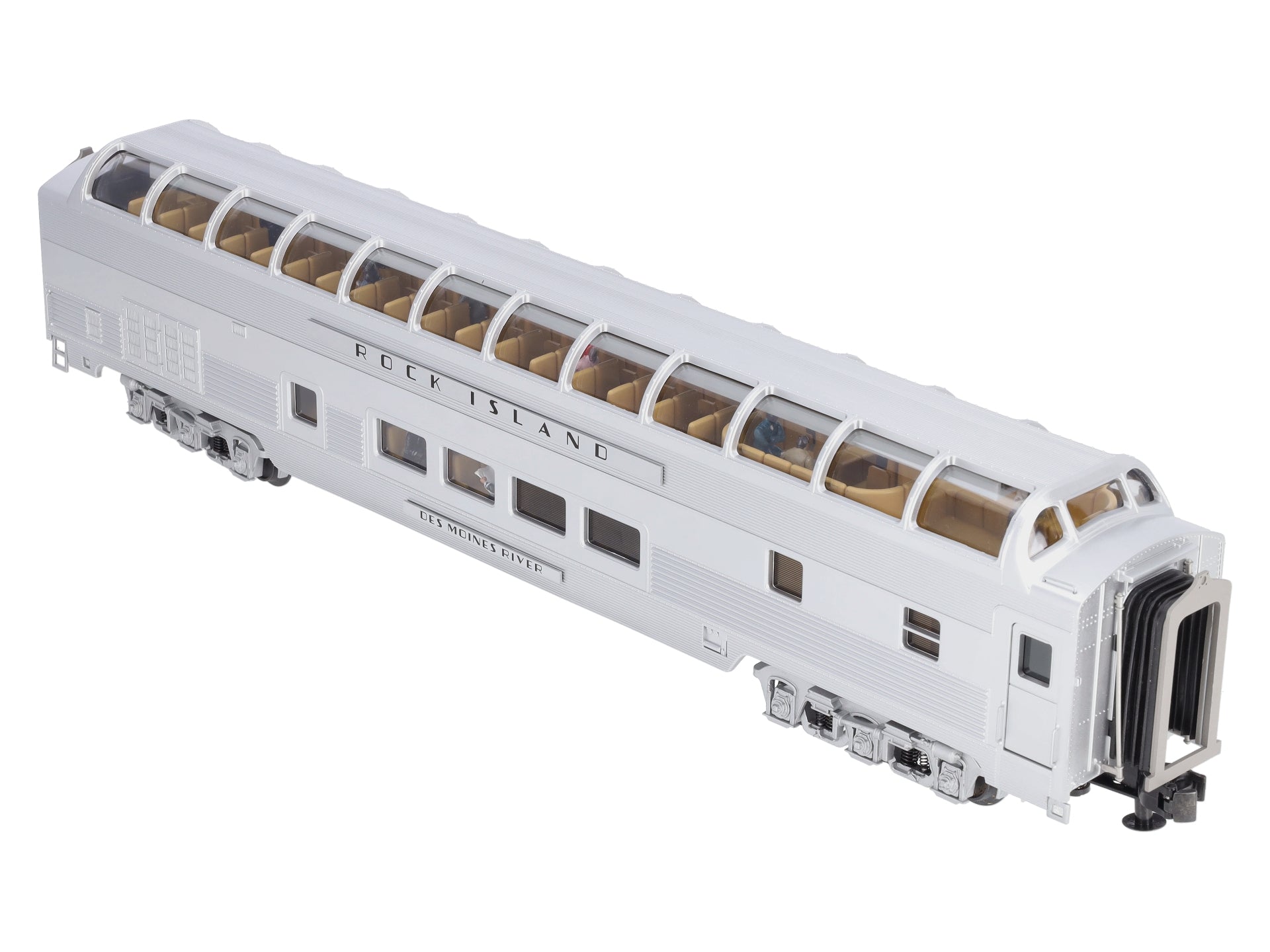 MTH 20-67195 O Gauge Rock Island 70' ABS Vista Dome