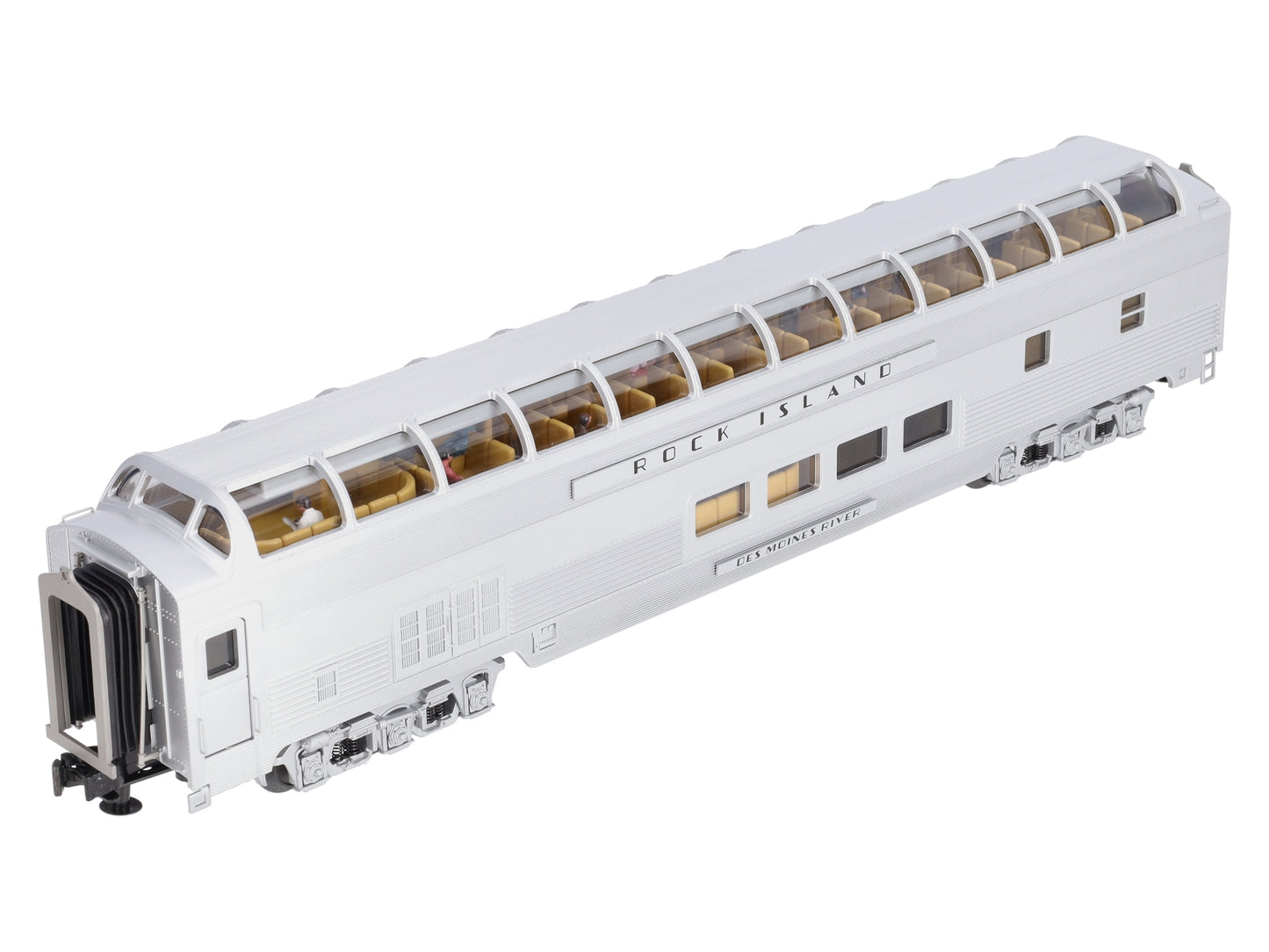 MTH 20-67195 O Gauge Rock Island 70' ABS Vista Dome