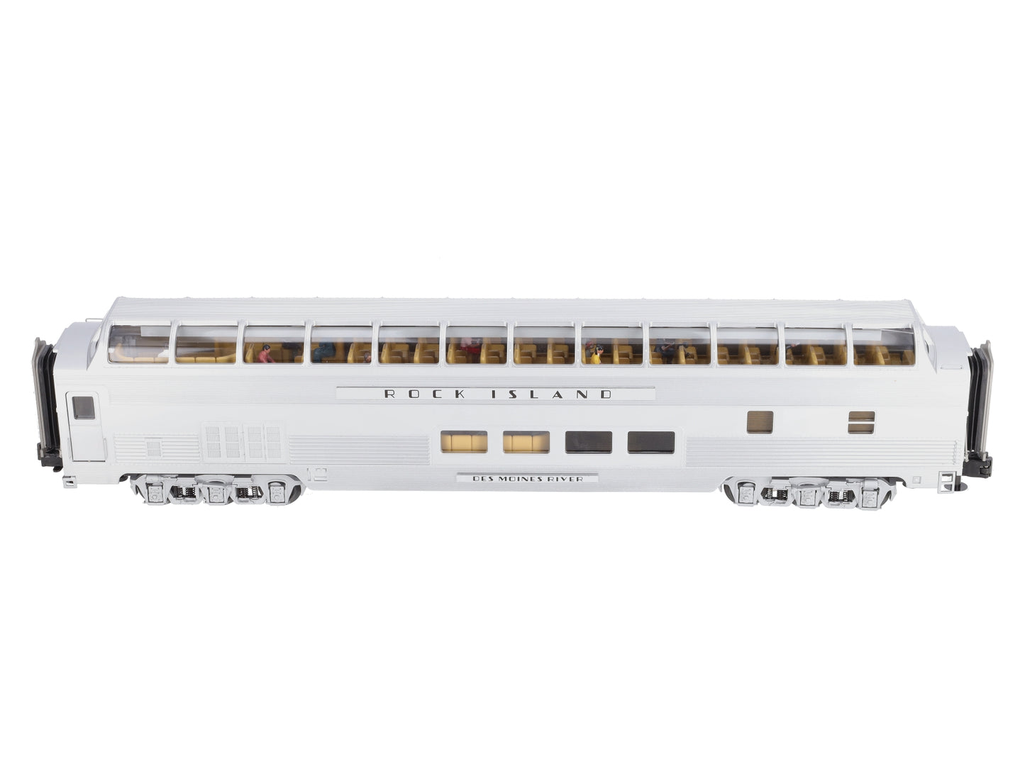 MTH 20-67195 O Gauge Rock Island 70' ABS Vista Dome