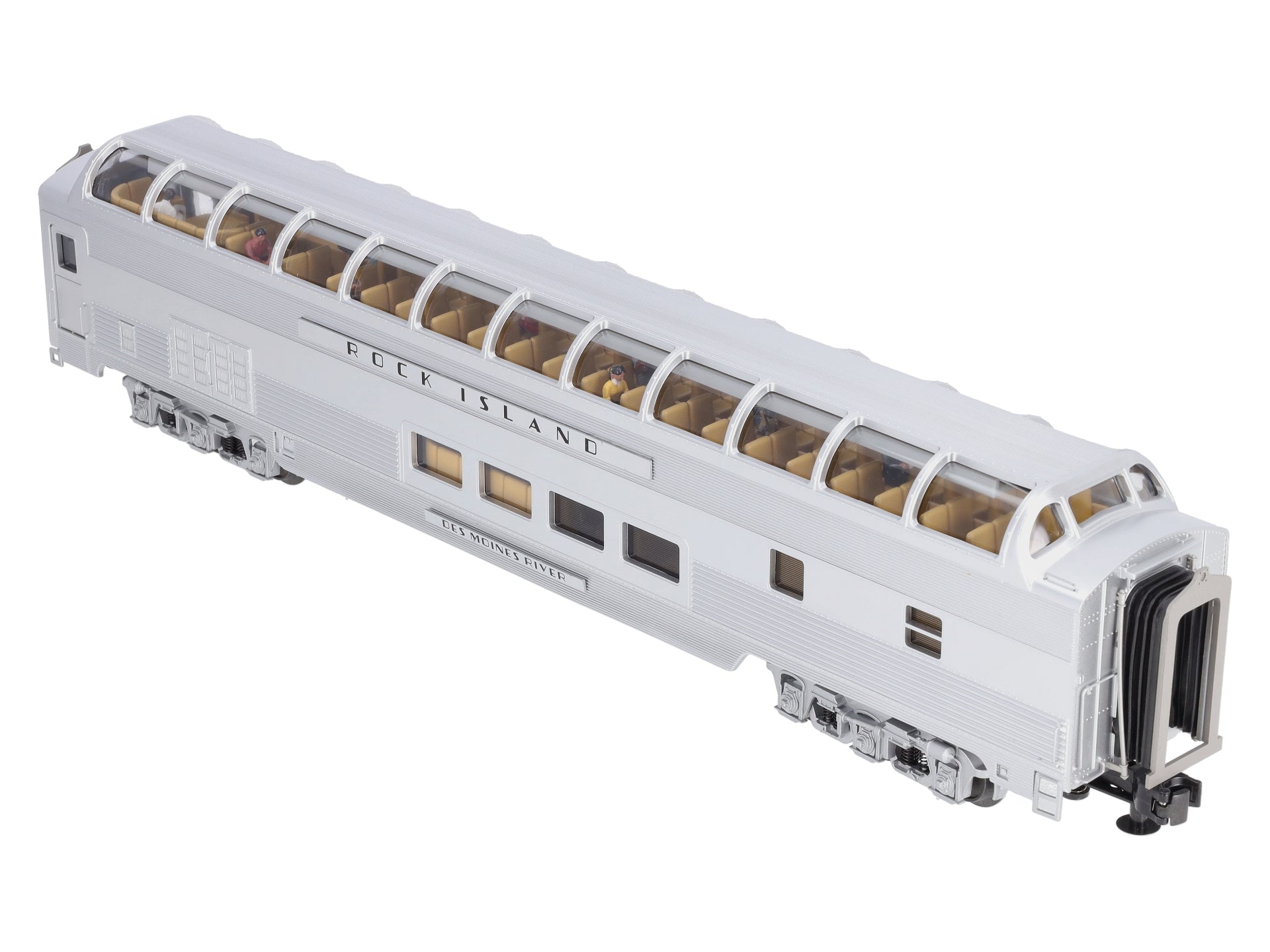 MTH 20-67195 O Gauge Rock Island 70' ABS Vista Dome