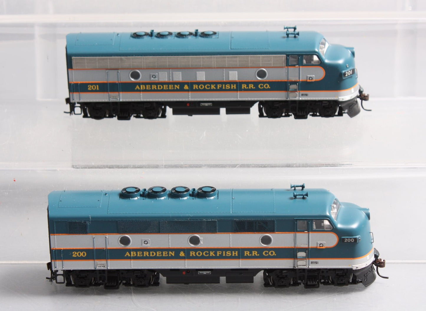 Athearn G22309 HO Aberdeen & Rockfish F-3A/F-3A Freight Set w/Sound LN/Box