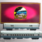 MTH 20-69170 O Santa Fe Blue Goose 70' ABS Streamlined Baggage/Coach 2-Car Set LN/Box