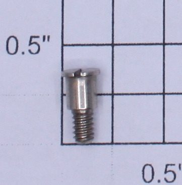 Lionel #4-40 x 11/64" Nickel Slotted Flat Head Shoulder Screw