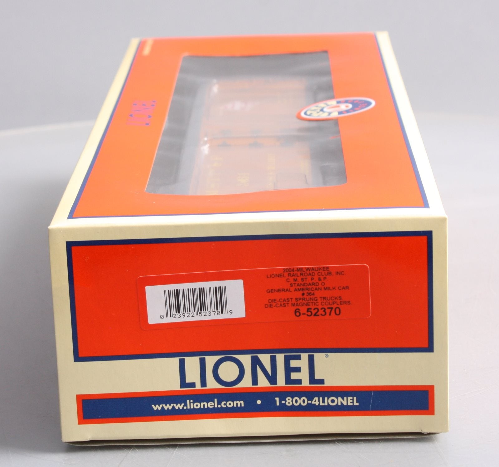 Lionel 6-52370 O Gauge MLRRC 2004 CMSt.P&P General American Milk Car #364 NIB