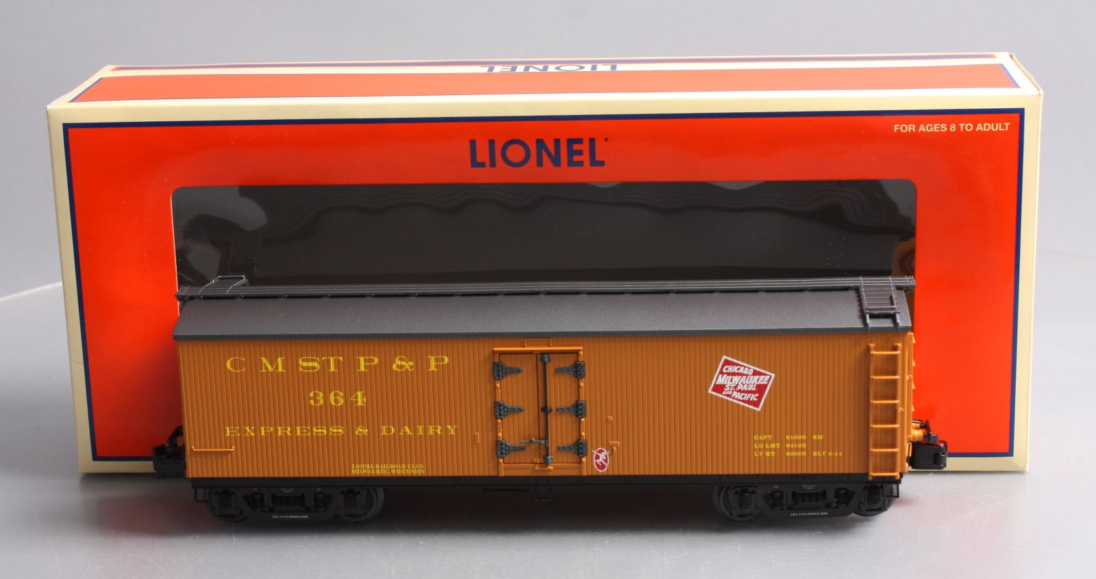 Lionel 6-52370 O Gauge MLRRC 2004 CMSt.P&P General American Milk Car #364 NIB