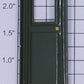 Lionel 36-16 Dark Green Right Hand Stephen Girard Passenger Car Door with Knob