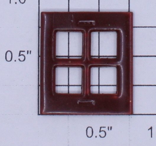 Lionel 260E-60 Painted Maroon Window Fits: 260E, 261, 262
